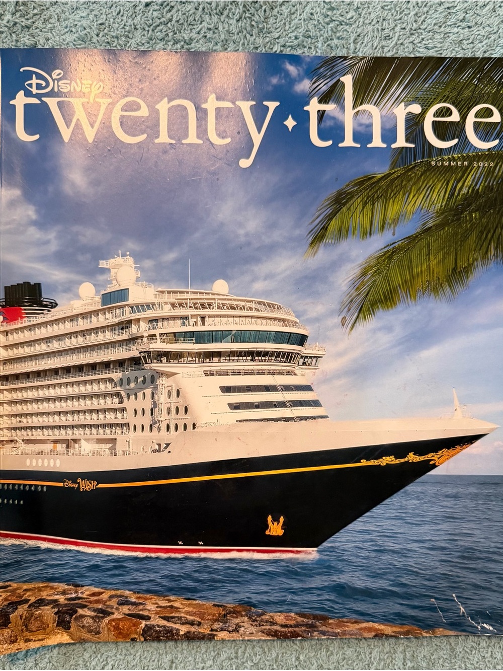 Disney Twenty-Three D23 Magazine Summer 2022 Disney Cruise Line Illustrated